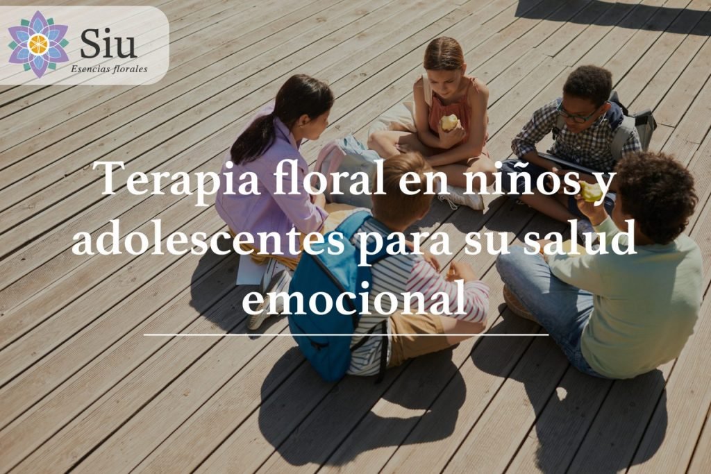 terapia floral en niños y adolescentes