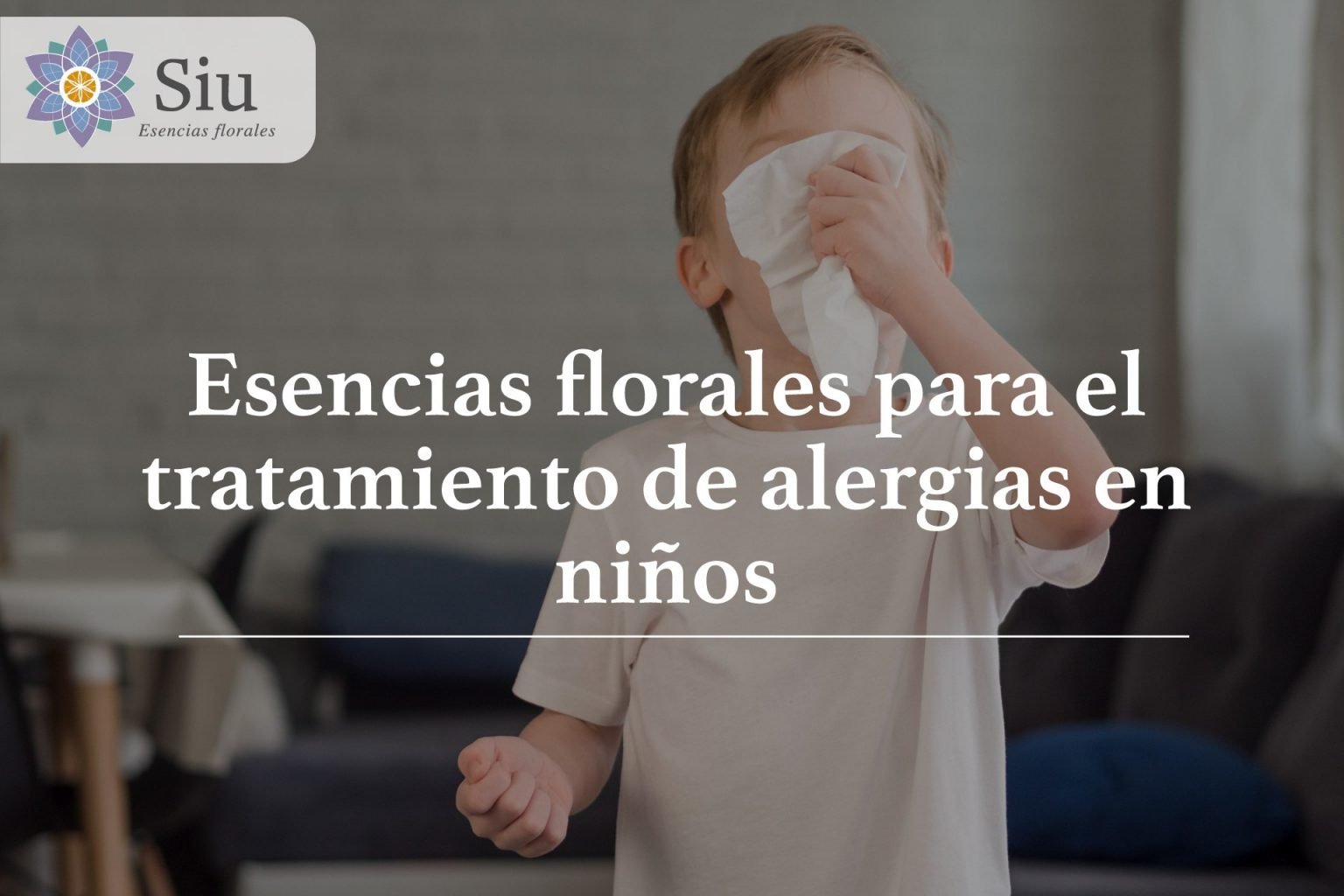 esencias florales alergias ninos