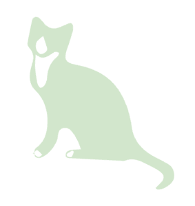 icono gato verde
